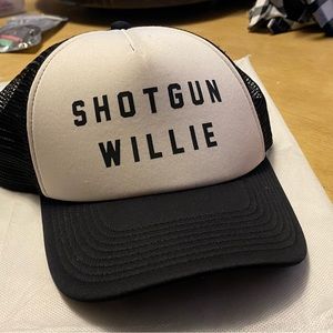 SHOTGUN WILLIE Nelson White/Black Tyler’s Trucker
